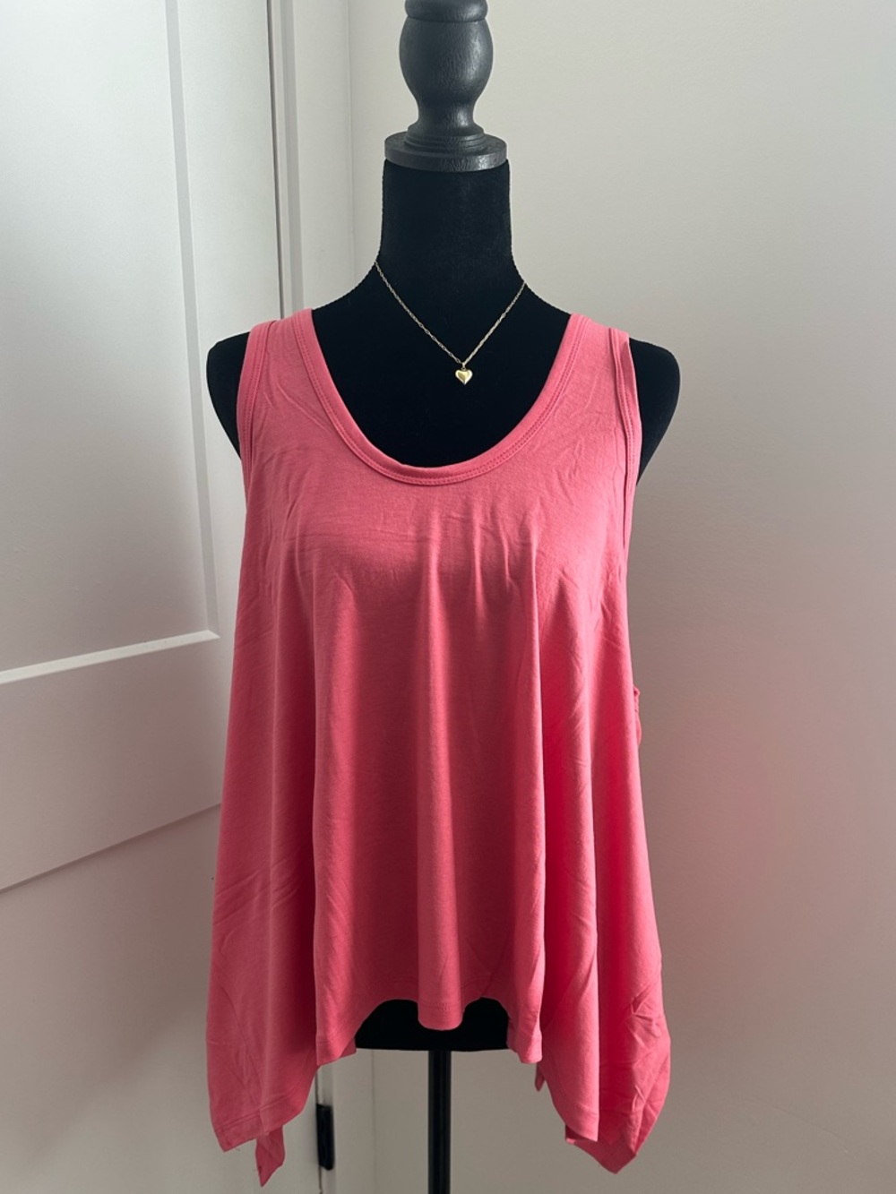 Zenana Outfitters Pink desert rose Swing shark bite Tank small medium large XL
